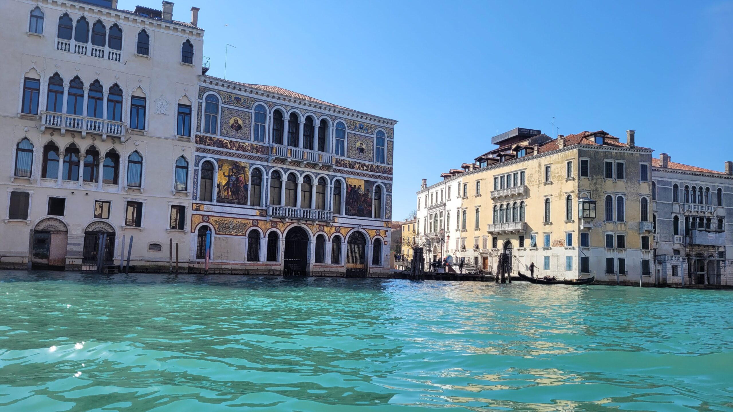 Grand canal from Gondola