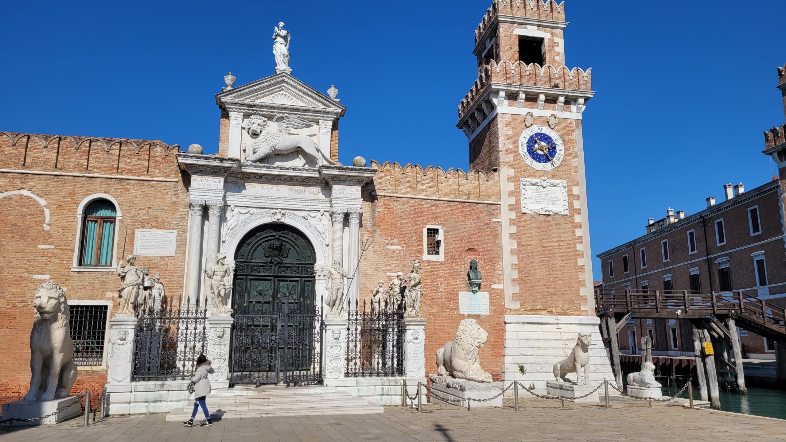 View of Venetian arsenal