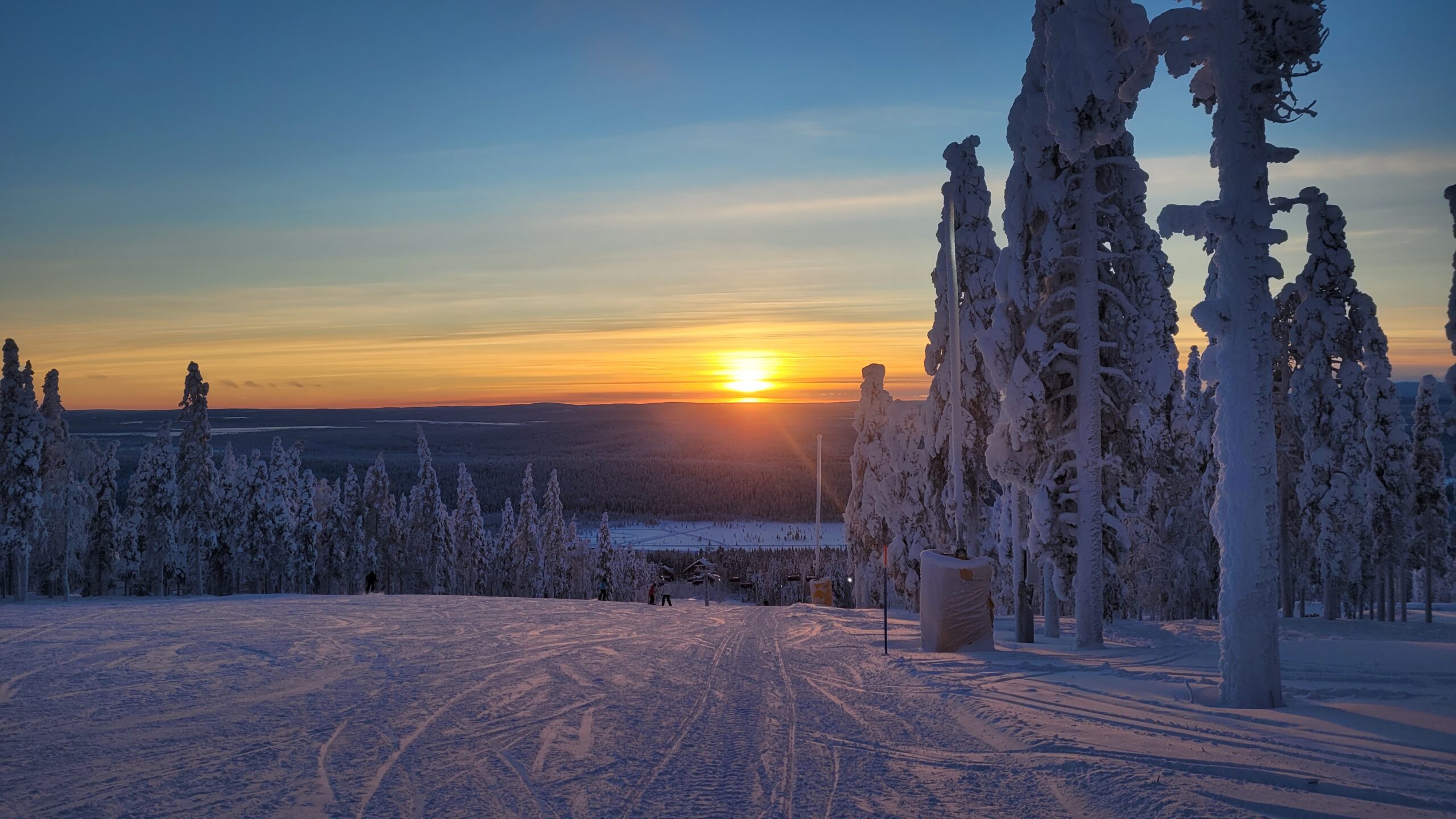 winter skiing retreat